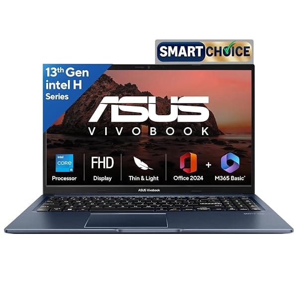 ASUS Vivobook 15, Smartchoice,Intel Core i5 13th Gen 13420H,16GB RAM, 512GB SSD, FHD 15.6