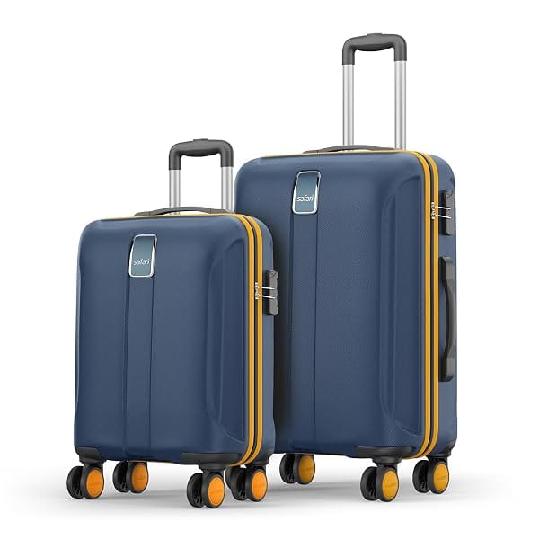 Safari Thorium Neo 8 Wheels 55 and 66 Cm Small and Medium Trolley Bags Hard Case Polycarbonate 360 Degree Whee Amazon sale