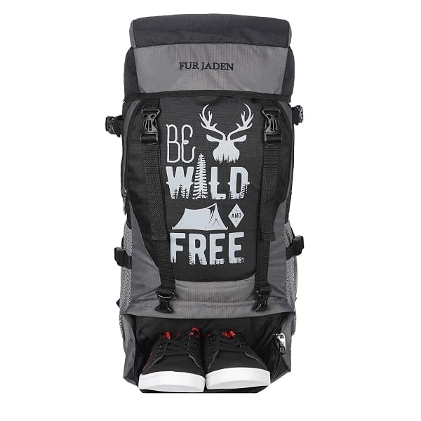 Fur Jaden 55 LTR Rucksack Travel Backpack Bag for Trekking, Hiking with Shoe Compartment Amazon sale