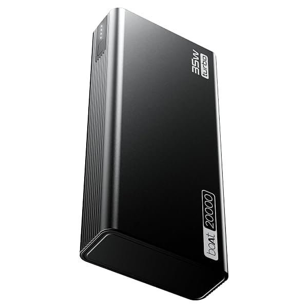 boAt Energyshroom PB435 20000 mAh 35W Super Fast Charging Power Bank, Smart 12 Layer Prote Amazon sale