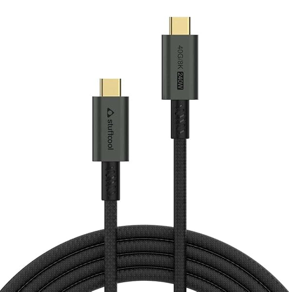 Stuffcool Primus USB 4 Type-C to Type-C Cable with 240W Power and 40Gbps Data with 8K Vide Amazon sale