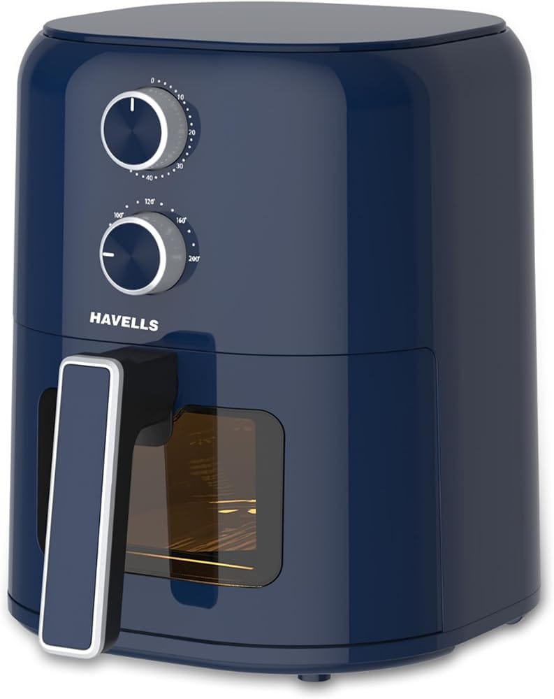 Havells Prolife Brio Air Fryer 4.2 L| Aero Crisp Technology for Air Circulation| See Throu Amazon sale