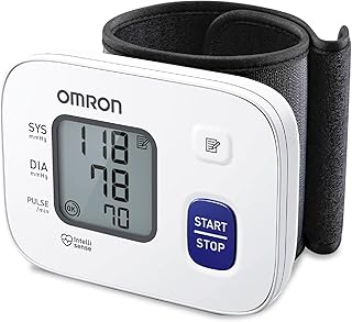 Omron HEM 6161 Fully Automatic Wrist Blood Pressure Monitor with Intellisense Technology, Amazon sale