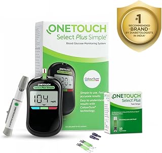 OneTouch Select Plus Simple Blood Glucose Monitoring System | Simple to Use Machine | Prov Amazon sale