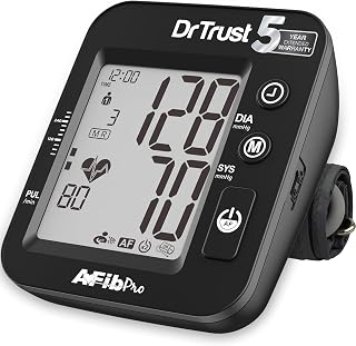 Dr Trust USA 131 Digital Blood Pressure Monitor with AFib Detection | US FDA approved | Du Amazon sale
