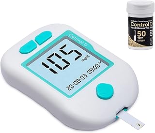 Control D Advanced Digital Diabetes Glucose Blood Sugar Testing Monitor with 50 Strips of Amazon sale