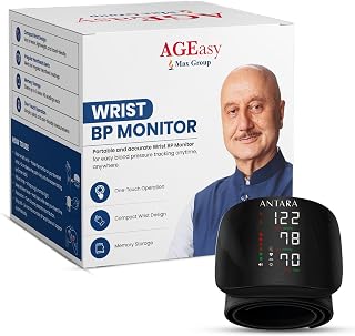 AGEasy (Max Group) Wrist Blood Pressure Monitor with 1-Year Warranty | BP Monitor with Voi Amazon sale