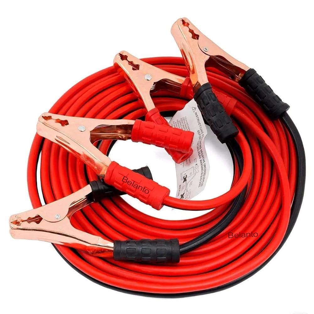 Belanto Car Heavy Duty Auto Jumper Cable, Automotive Battery Booster Wire with Clamp for J Amazon sale