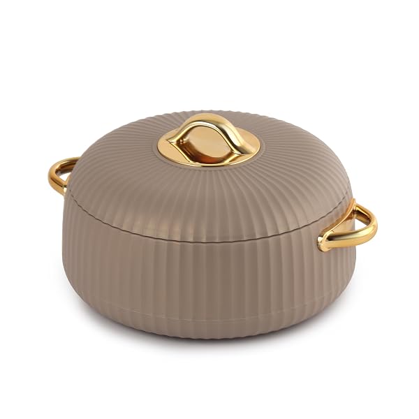 CELLO Aurum Insulated Casserole Hot Pot For Kitchen 1250 ml Brown | Easy to Serve Lightwei Amazon sale