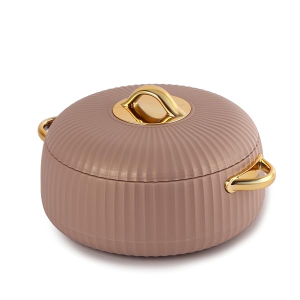 CELLO Aurum Insulated Casserole Hot Pot For Kitchen 1250 ml Beige | Easy to Serve Lightwei Amazon sale
