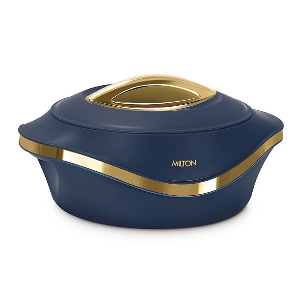 MILTON Pearl 1500 Inner Stainless Steel Casserole, 1.27 litres, Blue Amazon sale