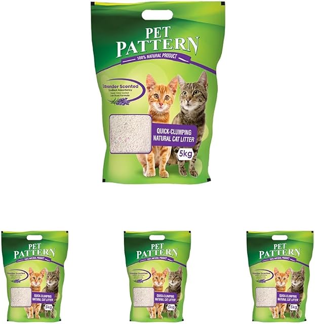 Cat Litter Lavender Scented Odor Control for a Soothing Environment, (5Kg) DogsNCats - Aut Amazon sale