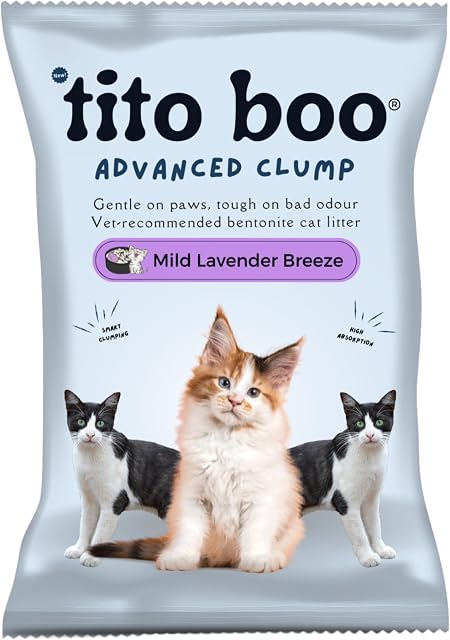 Advanced Clump Cat Litter - 5kg + 1Kg Free Lavendar & Lemon Scented Scoopable Smart Benton Amazon sale