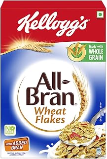Kellogg's All Bran Wheat Flakes 440G | Made With Whole Grain, 7 Essential Vitamins And Iro Amazon sale