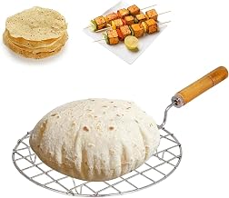 AADHIK Papad Jali Roast, Paneer Grill, Roti Maker, Barbeque Round Jali Roaster Chapati Toa Amazon sale