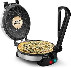 Longway Multi Master 1000W Electric Roti Maker | 8.5-Inch Non-Stick Plates, Durable Grip H Amazon sale