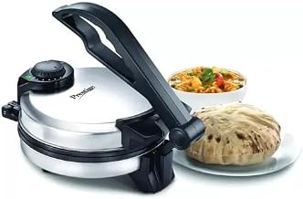 Prestige PRM 5.0 Roti Maker with Power Indicator,Non-stick granite curved plate,1 Year War Amazon sale