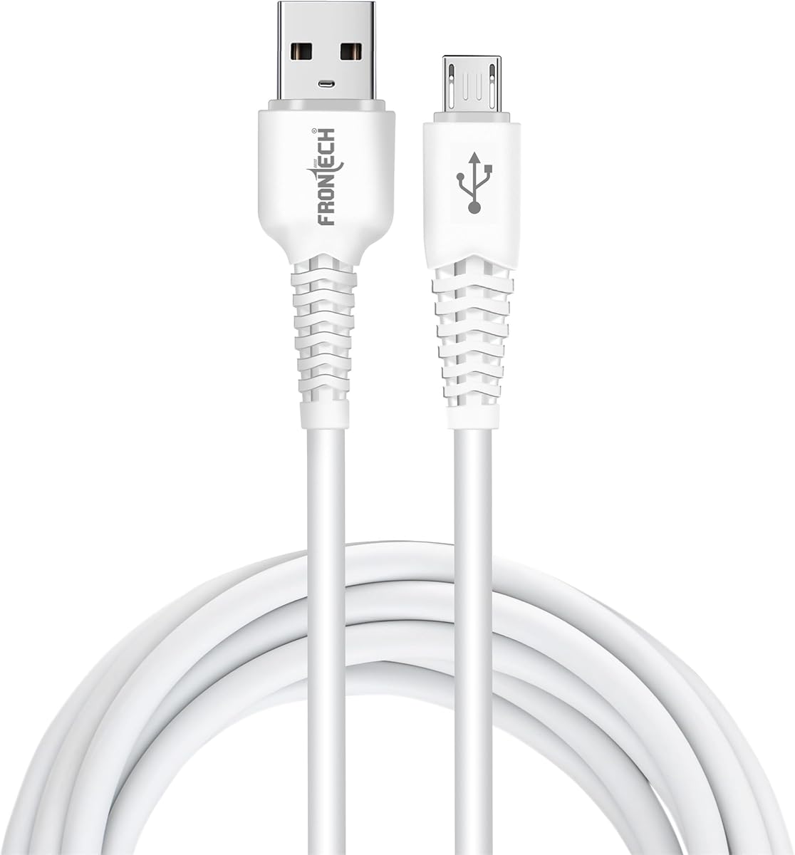FRONTECH 12W / 2.4A Fast Charging 1M Braided USB to V8 Data Cable for Smartphones, Tablets Amazon sale