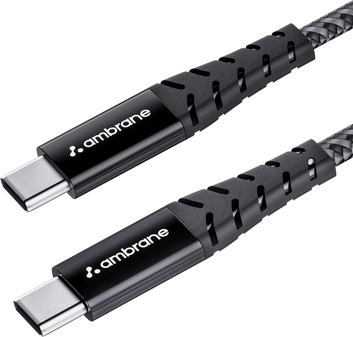 Ambrane Unbreakable 60W Fast Charging 1.5M Braided Type C to Type C Cable for Smartphones, Amazon sale
