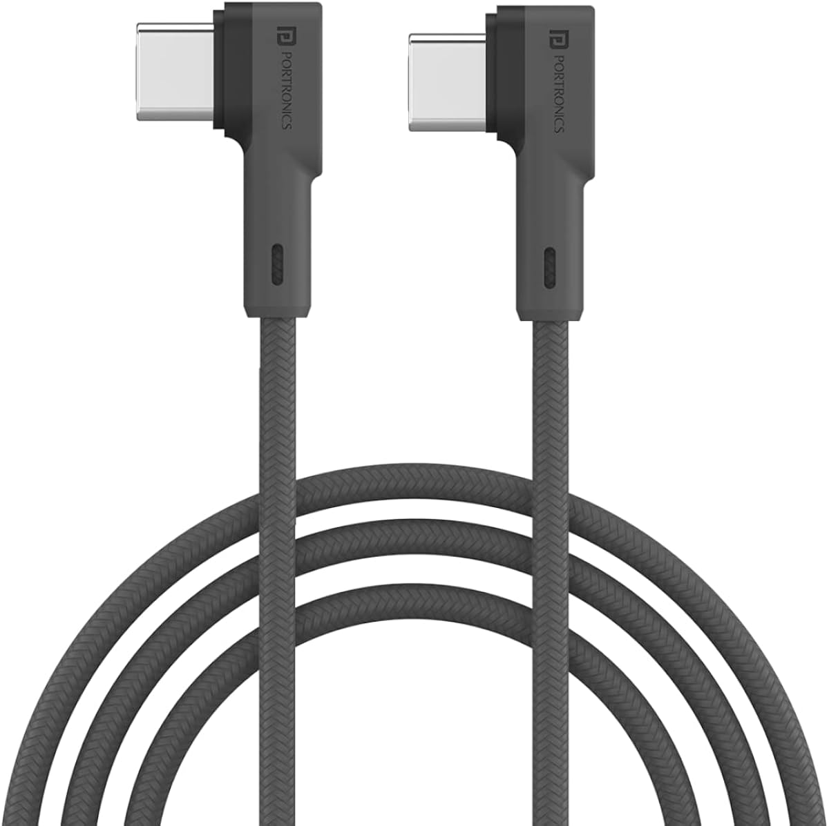 Portronics Konnect L 60W PD Type C to Type C Mobile Charging Cable, 1.2M, Fast Data Sync, Amazon sale