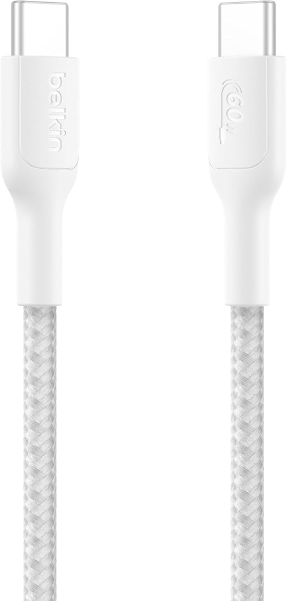 Belkin Apple Certified USB-C to USB-C Braided Nylon Cable 1M | Fast Charging Cable | Type Amazon sale