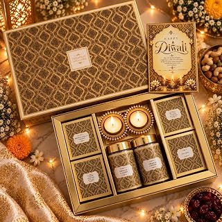 NutriSnacksBox Golden White 12 Items Diwali Gift Hamper | Chocolates, Dry Fruits, Almond B Amazon sale