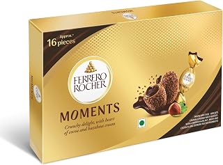 Ferrero Rocher Moments, 16 Pcs Chocolate,92.8 Gram Amazon sale
