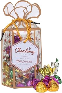 Chocoloony Chocolate Gift Pack with 30pcs Milk Chocolate (180gm) for Gift Sister, Wife and Amazon sale