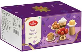 Haldiram's Nagpur Royal Desire Diwali Gift Box 1.9 Kg | Premium Assorted Indian Mithai Ham Amazon sale