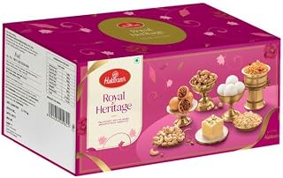 Haldiram's Nagpur Royal Heritage Diwali Gift Box 2.17 Kg – Premium Indian Sweets & Dry Fru Amazon sale