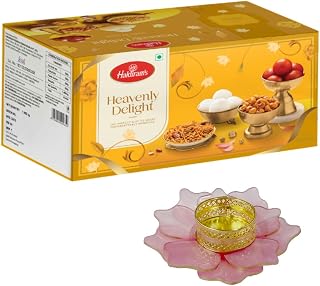 Haldiram's Nagpur Heavenly Delight Diwali Gift Box (1.4 Kg) | Assorted Indian Mithai with Amazon sale