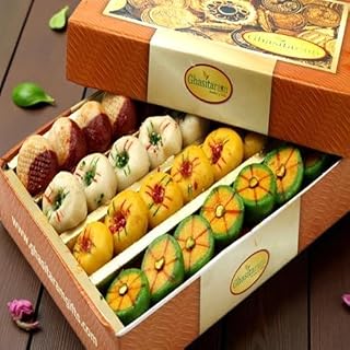 Ghasitaram Gifts Sugarfree Assorted Mithai Box 200 GMS|Sugar Free Sweets|Diabetic Friendly Amazon sale