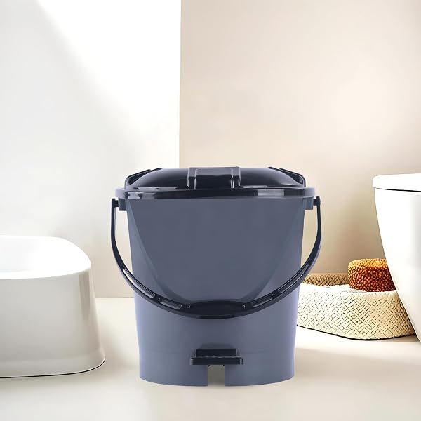 Kuber Industries 7 Ltr Plastic Dustbin for Home with Pedal, Lid & Handle | Dustbin for Kit Amazon sale