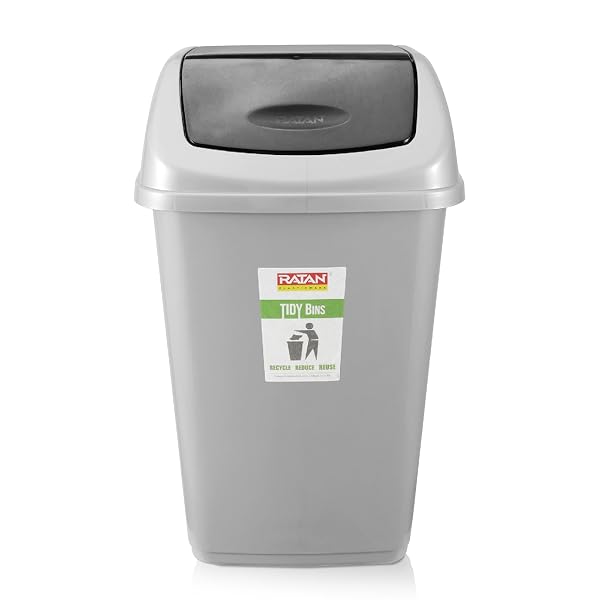RATAN PLASTICWARE Tidy Bin with Swing Lid 25 Litres Plastic Dustbin, Trash Bin, Garbage Wa Amazon sale
