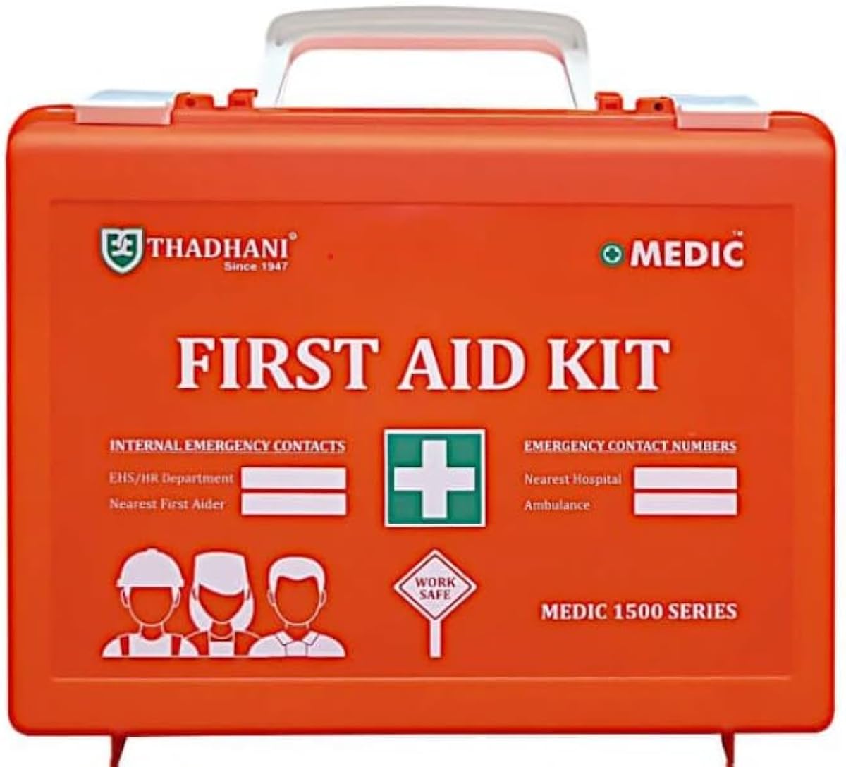 Thadhani MEDIC 1500 Series Comprehensive First Aid Box Kit – ANSI Type III Compliant for U Amazon sale