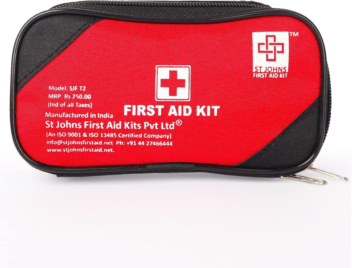 ST JOHNS First Aid Kit For Travel/Trucking/Car/Sports Of 33 Content Amazon sale