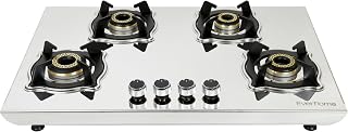 Everflame Marvel 4 Burner Gas Stove | 2mm Heavy Steel Body | 6G Brass Burners | Manual Ign Amazon sale