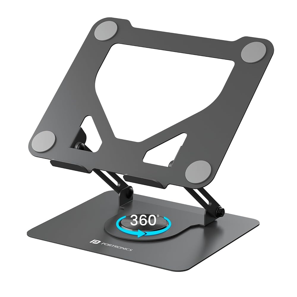Portronics My Buddy K11 Metal Laptop Stand (360° rotation) Amazon sale