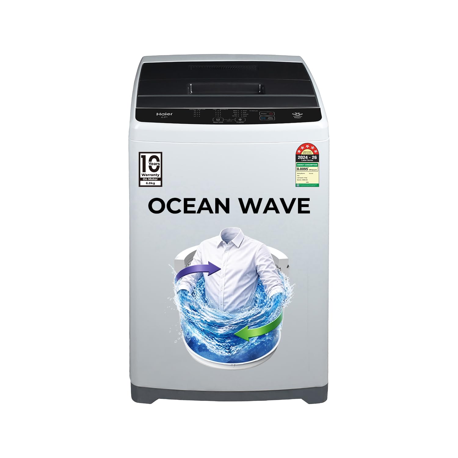 Haier 6 kg 5 Star Fully Automatic Top Load Washing Machine Amazon sale