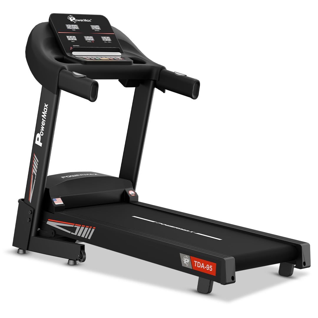 PowerMax Fitness TDA-95 Motorized Treadmill with Auto Incline Amazon sale
