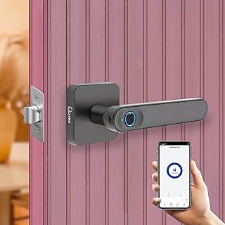 LAVNA Smart Door Lock | 3 Way Unlock | Fingerprint, Mobile app, Key Access Suitable for 28 Amazon sale