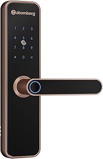Atomberg Azhero Smart Door Lock | 6 Ways Unlocking | Fingerprint | PIN | Remote OTP | NFC Amazon sale