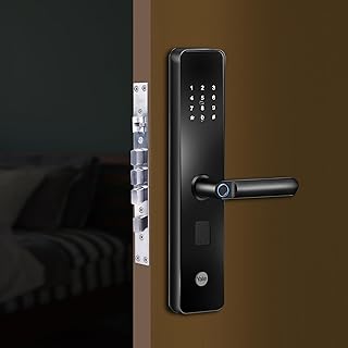 Yale YDME 100 NxT, Smart Door Lock with Biometric, Pincode, RFID Card & Mechanical Keys, C Amazon sale