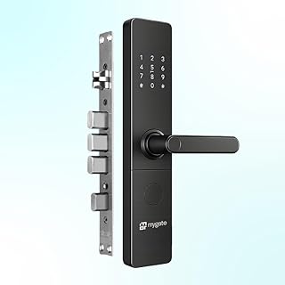 Mygate Smart Door Lock Plus (2026 Model) with 6-Way Unlock | Fingerprint, PIN, Mobile App, Amazon sale