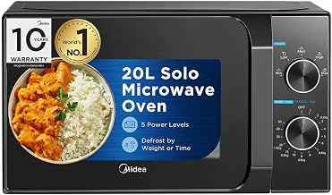 Midea 20L Solo Microwave Oven | 5 Power Levels + Defrost | 10-Year Magnetron Warranty | Me Amazon sale
