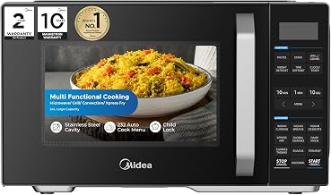 Midea 24L Convection Microwave oven with Air Fry, Grill, 800W Microwave Power, 232 Auto Co Amazon sale