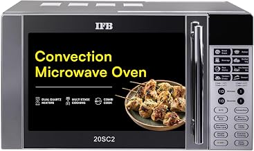 IFB 20L Convection Microwave Oven, 24 Standard Cook Menus (20SC2, Metalic Silver, Steam Cl Amazon sale