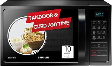 Samsung 28L, Convection Microwave Oven with Curd Making(MC28A5013AK/TL, Black, Ceramic Ena Amazon sale