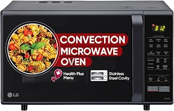 LG 28 L Convection Microwave Oven (MC2846BV, Black, Health Plus Menu, Indian Cuisine, Tand Amazon sale