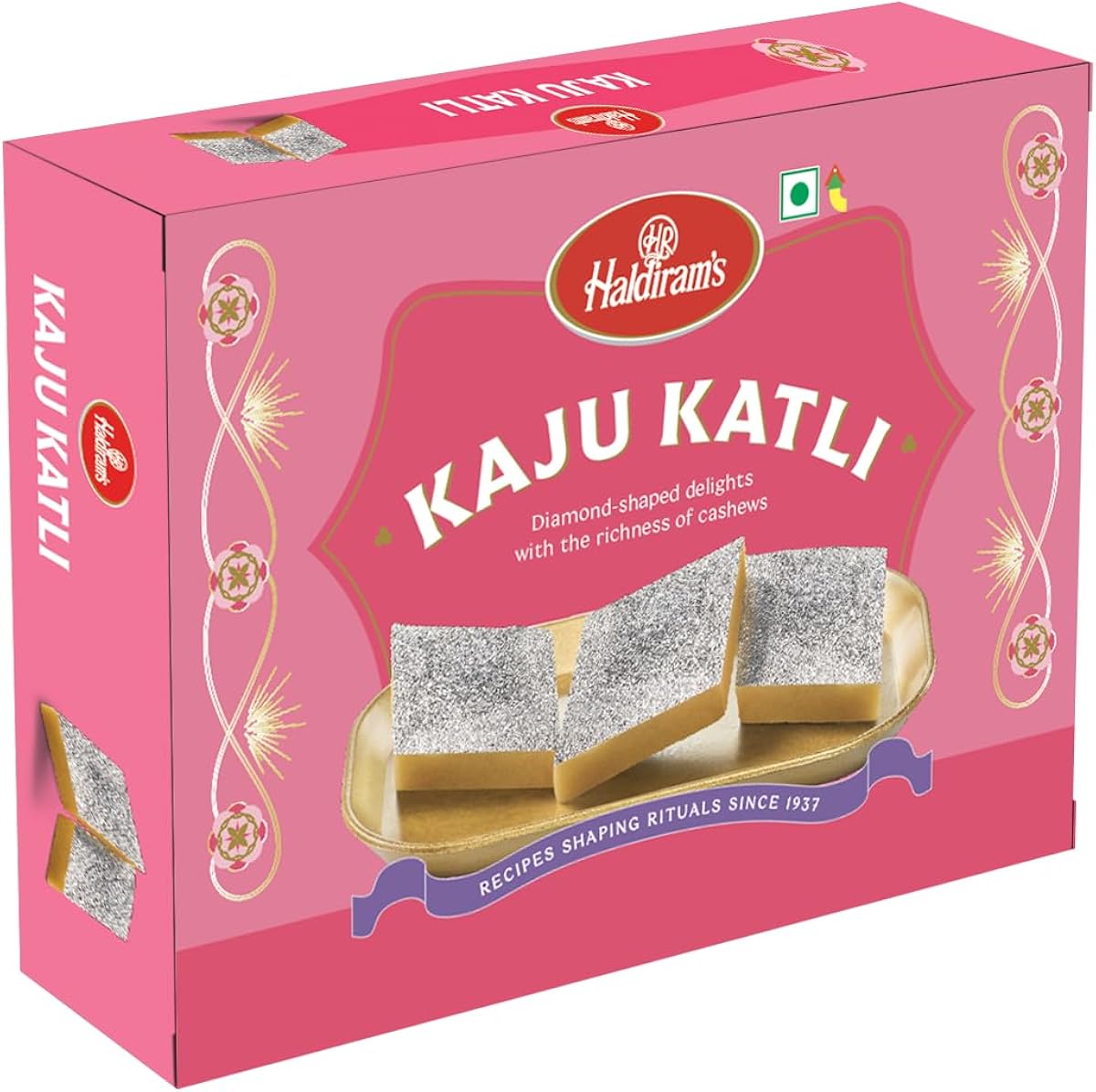 Haldiram's Kaju Katli/Burfi 200g, Traditional Indian Sweet Made with Cashew Nuts, Gift Pac Amazon sale